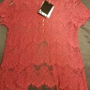 Lacey Burgundy shirt - new with tags Size Medium